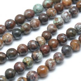 Dabiskas Āfrikas opāla pērles 8 mm., 1 dzīsla