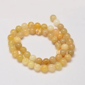 Natural Yellow Opal beads 8 mm., 1 strand AK1315