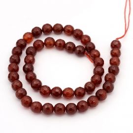 Carnelian beads 8 mm., 1 strand 