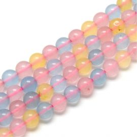 Morganit imitation 6 mm., 1 strand