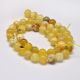 Natural yellow opal beads 5 mm., 1 strand AK1306