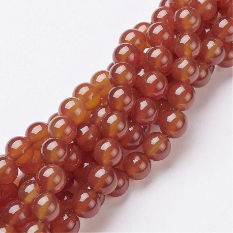 Carnelian beads 8 mm., 1 strand . AK1330