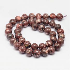Natural bea herae beads 10 mm., 1 strand .