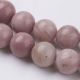 Natural rhododending beads 9 mm., 1 strand . AK1319