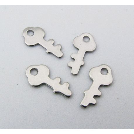 Stainless steel pendant "Key" 13x6 mm, 1 pcs. MD1321