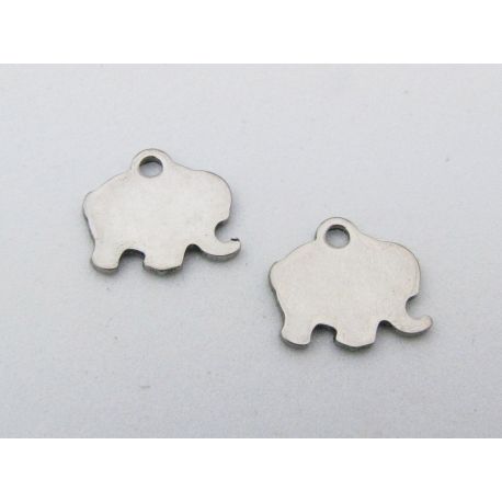 Stainless steel pendant "Drambuliukas" 12x10 mm, 1 pcs. MD1322