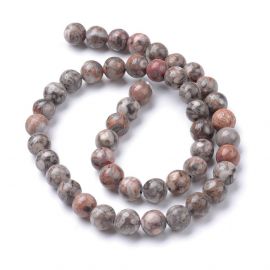 Natural Jaspio beads 10-11 mm., 1 strand AK1200