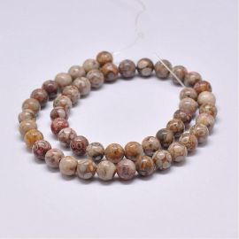 Natürliche Jaspio-Perlen 8-9 mm, 1 Strang